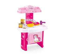 DOLU Unicorn Themed Kids Kitchen Play Set Pink