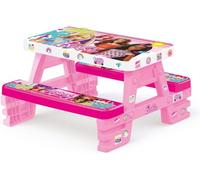 Dolu Barbie Kids Picnic Table Indoor Outdoor Garden Age 2+ - Pink