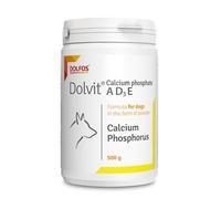 Dolvit Calcium Phosphate A D3 E 500g for Puppy Adult Pregnant Nursing Dogs