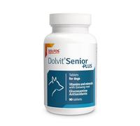 Dolvit Senior Plus 90 Tablets Natural Multivitamins with Glucosamine and Ginseng Root for Senior Dogs