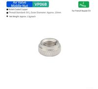 Dolvitrny 10pcs Copper Alloy For Valve Locking Rings for, For & For American Valves - Cycling Stem Nut Set with Rust-Resistant Security Fit(B)