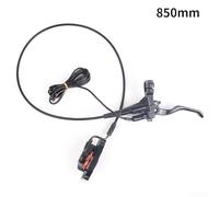 Dolvitrny 2-Pin Hydraulic Brake Kit for E-Bikes - Front 850mm & Rear 1600mm Hose, Aluminium Alloy Caliper, Compatible with 160mm Disc Brakes(Right Front)