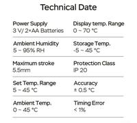 Dolvitrny 3.0 Programmable Thermostatic Radiator Valve, for App Control, Energy-Efficient Regulation, White