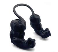 Dolvitrny 3D Printed Cat Muscle Arms Pet Decoration, Lasting Plastic Build, Quirky Novelty Accessory for Home or Office Display, Multiple Colour Options(black)