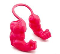 Dolvitrny 3D Printed Cat Muscle Arms Pet Decoration, Lasting Plastic Build, Quirky Novelty Accessory for Home or Office Display, Multiple Colour Options(red)