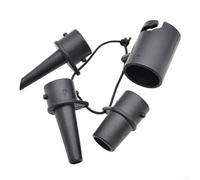 Dolvitrny 4-Nozzle Adapter for Inflatable For, Canoe, Rubber Boat, Assault Boat & Inflatable Pool - Air Valve Hose Connector