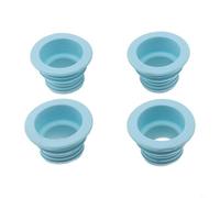 Dolvitrny 4PCS Silicone Drain Hose Seal for Washing Machine, TPR Sewer Pipe Connector & Floor Drain Adapter - Kitchen Sink, Bathroom Leak Seal(green)