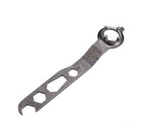 Dolvitrny 6-in-1 Multi-Functional Angle Grinder Wrench - Four-Jaw Disassembly Tool for Power Tools, Steel Construction, Heavy-Duty Socket Wrench Set(A)