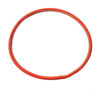 Dolvitrny 700x23c Airless For Tube - Solid Rubber Non-Pneumatic Tire for Fixed Gear & Road Bikes, Puncture-Proof Urban Commuter Tire(red)