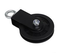 Dolvitrny 88mm Nylon Cable Pulley Wheel for Gym Pulley System, Fitness Pulley Block Replacement Part Compatible with For Home Gym and Lat Pulley Workout Equipment