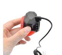 Dolvitrny ABS Thumb Throttle for Electric Bicycles and Scooters - Left or Right Handlebar Mount, 5.3 x 4.1 cm, 168 cm Cable, Flame-Retardant & Wear-Resistant(Left hand)
