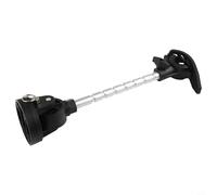 Dolvitrny Adjustable Trolling Motor Stabilizer Mount for Minn Kota - Marine Aluminum Shaft Support Bracket with 180-Degree Angle Adjustment and Quick-Release