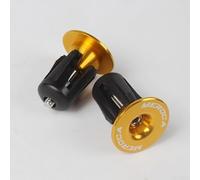 Dolvitrny Aluminium Alloy Bar Ends for 22mm 24mm Handlebars, Bike Handlebar and MTB Grip End, Road Bicycle Bar Stoppers(Gold)