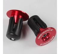 Dolvitrny Aluminium Alloy Bar Ends for 22mm 24mm Handlebars, Bike Handlebar and MTB Grip End, Road Bicycle Bar Stoppers(Red)