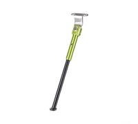 Dolvitrny Aluminum Alloy Bicycle Kickstand, Anodized Side Mount Stand With Easy Install, Space Saving Foldable Foot Rest Support, For Small Wheel City(16-inch/349 Fluorescent green)