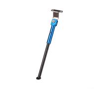 Dolvitrny Aluminum Alloy Bicycle Kickstand, Anodized Side Mount Stand With Easy Install, Space Saving Foldable Foot Rest Support, For Small Wheel City(20-inch/406 blue)