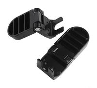 Dolvitrny Aluminum Alloy Folding Rear Footrest for Electric Bikes, Lightweight For Pedal Pegs with Mounting Holes, Fit for ebike and Folding(M15)