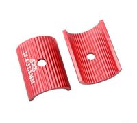Dolvitrny Aluminum Alloy For Bike Stem Adapter - Handlebar Conversion Shim for Road & Fixed Gear Bikes, 25.4 mm to 31.8 mm and 31.8 mm to 35 mm Diameter(Red 25.4-31.8)