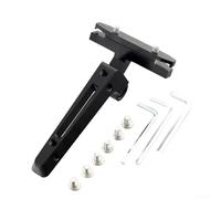 Dolvitrny Aluminum Alloy For Seat Extension Bracket with Carbon Fiber Water Bottle Mount Adapter for Rear Seat Post - For Bike Accessory(Single)