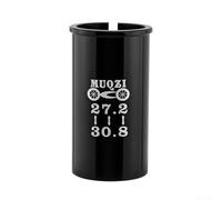 Dolvitrny Aluminum For Seatpost Reducer Sleeve - For CNC Machined & Anodized Seat Tube Adapter for Mountain For Bike, Road For Bike, and For Frames(27.2-30.8)