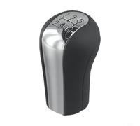 Dolvitrny Auto Gear Lever Knob for Toyota for rav4 1992-2009 Auto Gear | for top leather wrap, chrome accents, 5-speed pattern, non-slip , elegant interior upgrade(5 Speed)