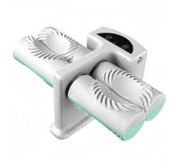 Dolvitrny Automatic Electric Dumpling Maker - Double-Head Rechargeable Dumpling Press for Homemade Dumplings, USB-C Charging, ABS+PP Construction(A)