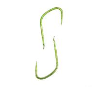 Dolvitrny Barbless Carp Hook for Heavy-Duty Fishing, Trunking & Athletics Style, Improved Sea and Field Fishhook Without Barb, 50pcs/Box (Sizes 6#-10#)(number 6)