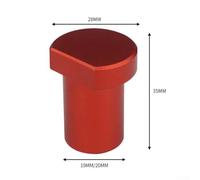 Dolvitrny Bench Dog Stopper for Workshop Table - Woodworking Bench Clamp Compatible with 19/20mm Tool Rest Pin, Aluminum Mounting Peg for Routing & Sanding(A)