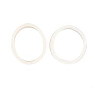 Dolvitrny Bicycle Fork Sponge Foam Rings Oil Seal, 2pcs Dust Wiper Seals for Rockshox Front Fork Maintenance, Absorbs Dirt and Provides Lubrication, White(38mm)
