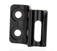 Dolvitrny Bicycle Front Derailleur Adapter, Alusmallum Alloy Fixed Hook Holder, Adjustable Height For Sram Gear Systems, Black/Red Mounting Bracket For Road MTB Bikes(CG21 Black)
