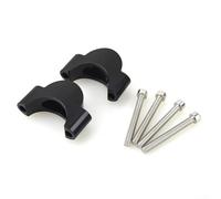 Dolvitrny Bicycle Handlebar Riser Spacer 31.8mm Alloy Rest Bar Booster Pad Set Time Trial Height Extender Bar Stack Kit Black Aluminium Cycling(20MM)