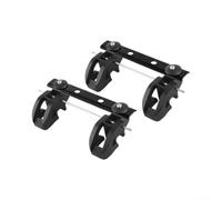 Dolvitrny Bicycle Rear Rack And Basket Mounting Bracket With Hardware | Quick-Release Alloy Bike Mount, Adjustable for 9-16mm Tube, Robust Construction for Cycling Storage