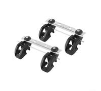 Dolvitrny Bicycle Rear Rack And Basket Mounting Bracket With Hardware | Quick-Release Alloy Bike Mount, Adjustable for 9-16mm Tube, Robust Construction for Cycling Storage