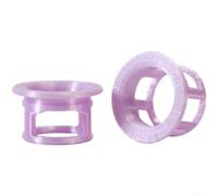 Dolvitrny Bike Handlebar End for Road Bike Drop Handlebars, 3D Printed End, Ultra-Lightweight 2.4g Anti-Slip Bar End Covers, Secure Fit Cycling Accessories(Purple)