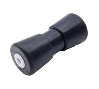 Dolvitrny Boat Trailer Roller Assembly Ribbed Wobble Rollers, Lasting Plastic Hull Protection, For Boat Yacht for kayak Trailer, 0.67 Or 0.83 Inch Bore(Black)