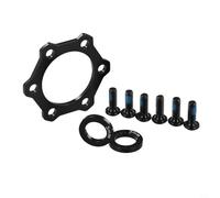 Dolvitrny Boost Hub Adapter Set for Mountain Bikes: 15mm Front Axle (100mm to 110mm) & 12mm Rear Axle (142mm to 148mm) Aluminum Converter Kit(Rear Wiht LOGO)