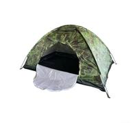 Dolvitrny Camouflage 2-Person Tent, Quick Setup Outdoor Camping Shelter | Camo Two-Person Tent, 190T Silver-Coated Polyester, Quick Setup, Waterproof For Camping Hiking Travel