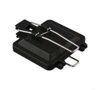 Dolvitrny Camping Sandwich Press with Foldable Handle, Double Sided Nonstick Toast Maker for Outdoor Cooking, Alloy Grill Tool for Hiking Breakfast Gear and Fire Use