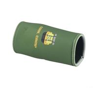 Dolvitrny Campinng Can Sleeves - Insulated Neoprene Beer Cooler Sleeve for 12 oz / 330ml Cans, Outdoor Can Protector, BBQ Beverage Sleeve & Festival Drink(Tall Green)