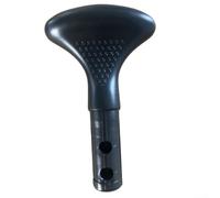 Dolvitrny Canoe Paddle T Handle, Ergonomic PVC Grip For 24Mm Straight Rod, Replacement Accessesory For Kayak, Canoe, Inflatable Boat, Raft, Dinghy Paddles, Black(C)