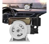 Dolvitrny Car Aromatherapy Diffuser for Vehicles - Solar-Powered Rotating Engine-Style Air Freshener with ABS Body, Natural Scent Tab(PROFOUND)