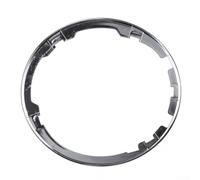 Dolvitrny Car Interior Gear Shift Boot Kit Compatible with For 500C (2007-2015), ABS Plastic Shift Knob Gaiter in Black/Chrome, For Easy Install 2PC