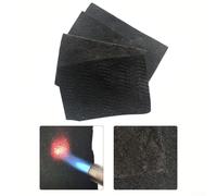 Dolvitrny Carbon Fiber Welding Blanket 50x50cm, Flame Retardant Heat Resistant Welding Protective Mat for Industrial High Insulation, 2-6mm(Thickness 4-5mm 400±5% GSM)