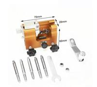 Dolvitrny Chainsaw File Guide, for Durable Adjustable Angle Chain Sharpener for 8-20 Inch Saws, Hand Cranked Grinder for Fast Chainsaw Chain Repair(Yellow)