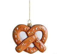 Dolvitrny Christmas Tree Hanging Ornaments, Lasting Plastic Festive Cookie Biscuit Design, Brown Assorted Character Shapes for Holiday Home Décor Interior(Cookies)