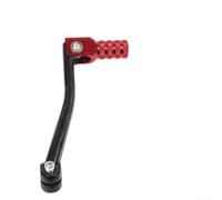 Dolvitrny Colorful CNC Gear Lever 15x5.6cm for ATV for Quad Colorful CNC | 11mm mounting hole, 150mm length, 56mm width, precise fit, direct replacement part(Black And Red)