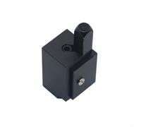 Dolvitrny Cutting Corner Chisel for Wood Door Hinge Recesses, Right Angle Punch Chisel for Router Applications, Door Lock and Flooring Bearings, 78mm(Black)