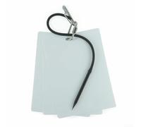 Dolvitrny Dive Slate, 316 Stainless-Steel Underwater Writing Board With Ruler, Multi-Page Dive Logbook For Scuba Diving, Snorkeling And Marine Data Logging(A)