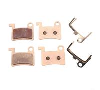 Dolvitrny Electric For Disc Brake Pads for E-For Bike Calipers - For - & Full Metal Options, High Copper Content, All-Weather & Downhill Cycling(updated full metal sintering gold)