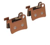 Dolvitrny Electric For Disc Brake Pads for E-For Bike Calipers - For - & Full Metal Options, High Copper Content, All-Weather & Downhill Cycling(full metal gold)